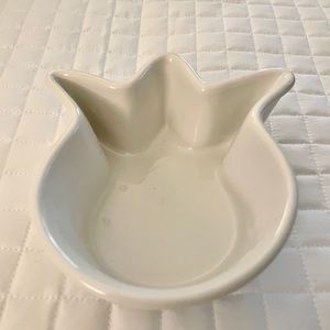 Chantal White Tulip Shaped Dish